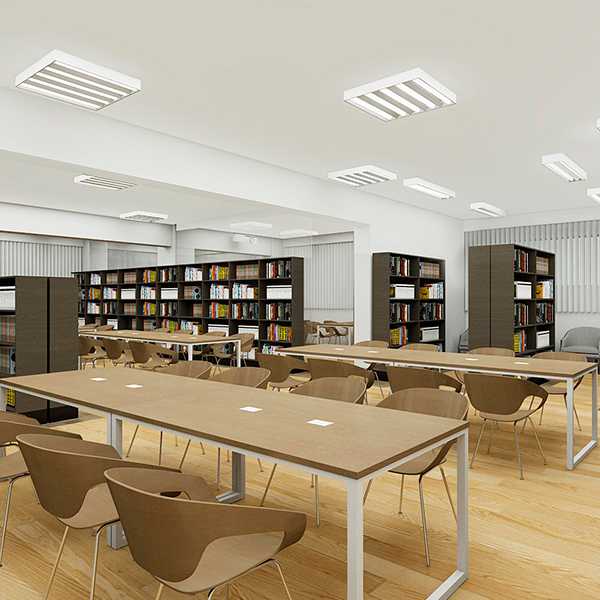 Proyecto educacional Colegio La Unión. Área de biblioteca
